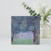 Gustav Klimt - Bauernhof in Oberösterreich Dankeskarte (Stehend Vorderseite)