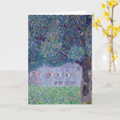 Gustav Klimt - Bauernhof in Oberösterreich Karte (Gelbe Blume)