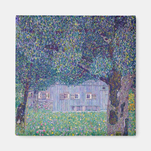 Gustav Klimt - Bauernhof in Oberösterreich Magnet (Vorne)