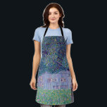 Gustav Klimt - Bauernhof in Oberösterreich Schürze<br><div class="desc">Bauernhof Oberösterreich - Gustav Klimt,  Öl auf Leinwand,  1911</div>