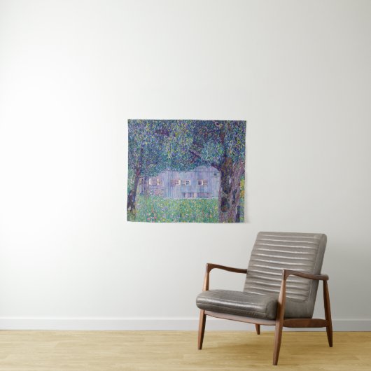 Gustav Klimt - Bauernhof in Oberösterreich Wandteppich (Beispiel (Horizontal))