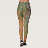Gustav Klimt - Bauernhof mit Birkenbäumen Leggings (Rückseite)