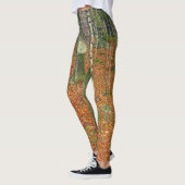 Gustav Klimt - Bauernhof mit Birkenbäumen Leggings (Links)