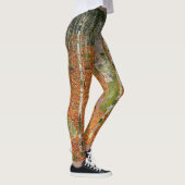 Gustav Klimt - Bauernhof mit Birkenbäumen Leggings (Rechts)