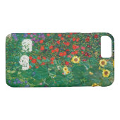 Gustav Klimt - Bauernhof mit Sonnenblumen Case-Mate iPhone Hülle (Rückseite (Horizontal))