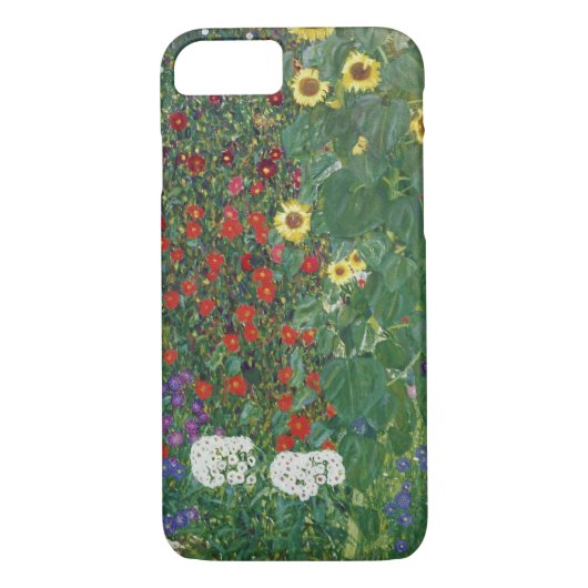 Gustav Klimt - Bauernhof mit Sonnenblumen Case-Mate iPhone Hülle (Rückseite)