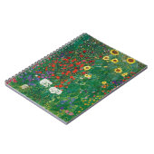 Gustav Klimt - Bauernhof mit Sonnenblumen Notizblock (Linke Seite)