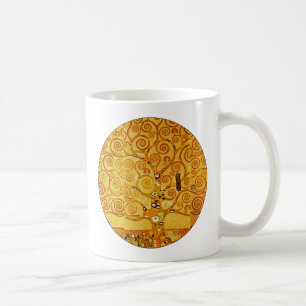 Gustav Klimt Baum des Lebens: Art Nouveau Symbolis Kaffeetasse