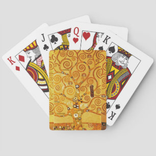 Gustav Klimt Baum des Lebens: Art Nouveau Symbolis Spielkarten