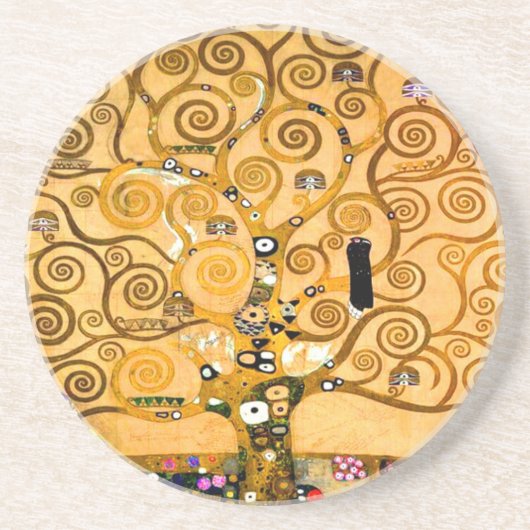 Gustav Klimt Baum des Lebens Getränkeuntersetzer (Vorne)