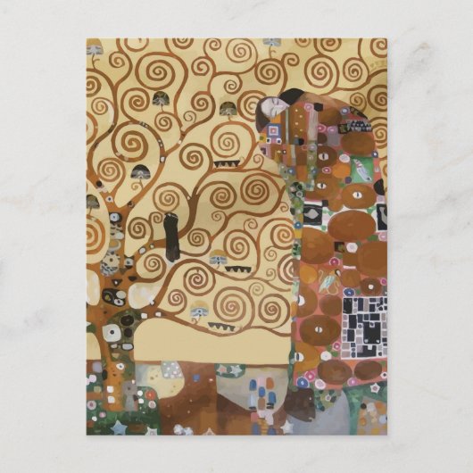 Gustav Klimt Baum des Lebens Postkarte (Vorderseite)