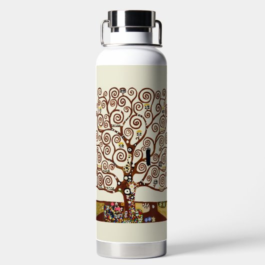 Gustav Klimt, Baum des Lebens Trinkflasche (Rückseite)