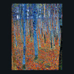 Gustav Klimt, Beech Grove I Poster<br><div class="desc">Beech Grove I., berühmtes Gemälde des österreichischen Symbolistin Gustav Klimt</div>