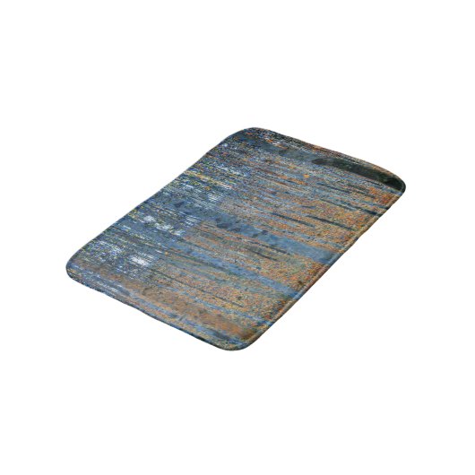 Gustav Klimt Beech Tree Forest Grove Badematte (Schrägansicht)