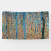 Gustav Klimt Beech Tree Forest Grove Banner (Horizontal)