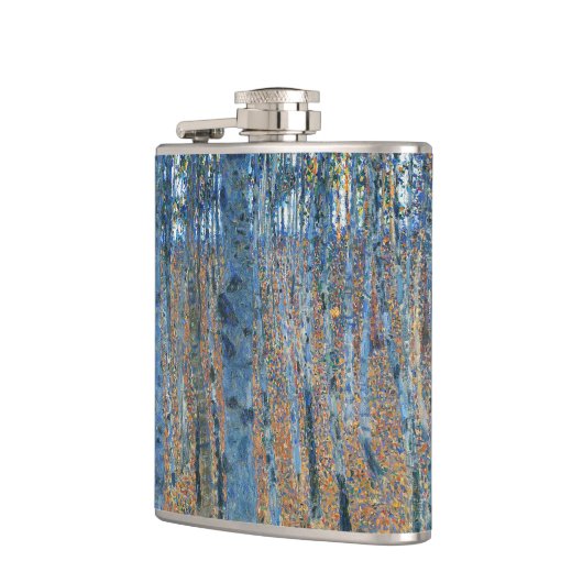 Gustav Klimt Beech Tree Forest Grove Flachmann (Links)