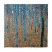 Gustav Klimt Beech Tree Forest Grove Fliese (Vorderseite)