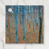 Gustav Klimt Beech Tree Forest Grove Geschenkanhänger (Vorderseite)