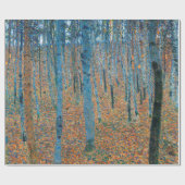 Gustav Klimt Beech Tree Forest Grove Geschenkpapier (Flach)