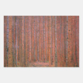 Gustav Klimt Beech Tree Forest Grove Geschenkpapier Set (Vorderseite 3)