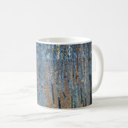 Gustav Klimt Beech Tree Forest Grove Kaffeetasse (VorderseiteRechts)