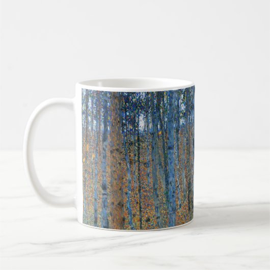 Gustav Klimt Beech Tree Forest Grove Kaffeetasse (Links)