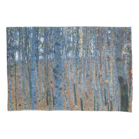 Gustav Klimt Beech Tree Forest Grove Kissenbezug (Vorderseite)
