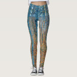 Gustav Klimt Beech Tree Forest Grove Leggings<br><div class="desc">Das Werk basiert auf klassischen Naturmalereien von Gustav Klimt, Beech Grove 1, 1902. Das Kunstwerk zeigt einen dichten Wald von hohen, schlanken Birkenbäumen mit blassfarbenen Stämmen, die von dunklen, senkrechten Linien gekennzeichnet sind. Das Blätterdach ist in Blau-, Grün- und Gelbtönen dargestellt und verleiht der Szene ein Gefühl von Tiefe und...</div>