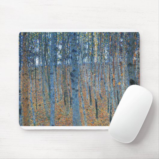 Gustav Klimt Beech Tree Forest Grove Mousepad (Mit Mouse)