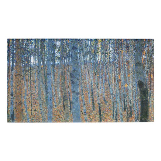 Gustav Klimt Beech Tree Forest Grove Namenschild (Vorderseite)