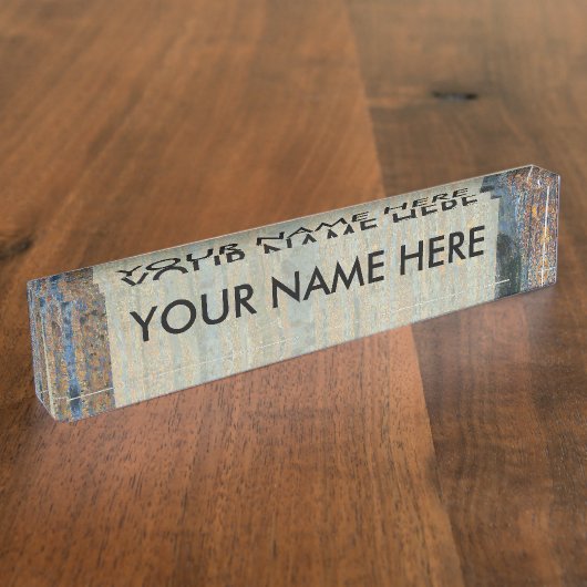 Gustav Klimt Beech Tree Forest Grove Namensplakette (Seite)