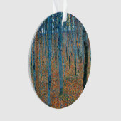 Gustav Klimt Beech Tree Forest Grove Ornament (Vorderseite)
