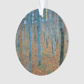 Gustav Klimt Beech Tree Forest Grove Ornament (Vorderseite)