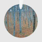 Gustav Klimt Beech Tree Forest Grove Ornament (Vorderseite)