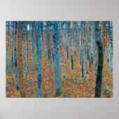 Gustav Klimt Beech Tree Forest Grove Poster (Vorne)