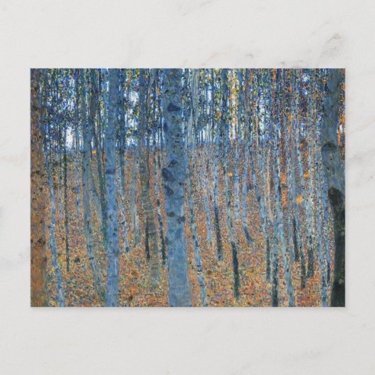Gustav Klimt Beech Tree Forest Grove Postkarte (Vorderseite)