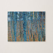 Gustav Klimt Beech Tree Forest Grove Puzzle (Horizontal)