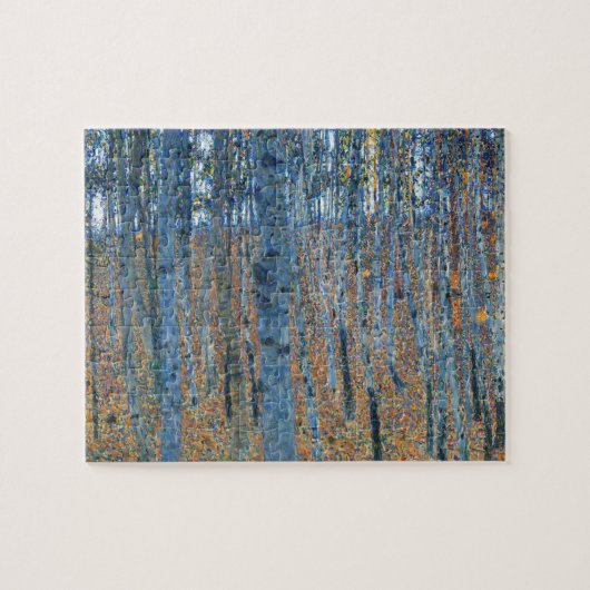 Gustav Klimt Beech Tree Forest Grove Puzzle (Horizontal)