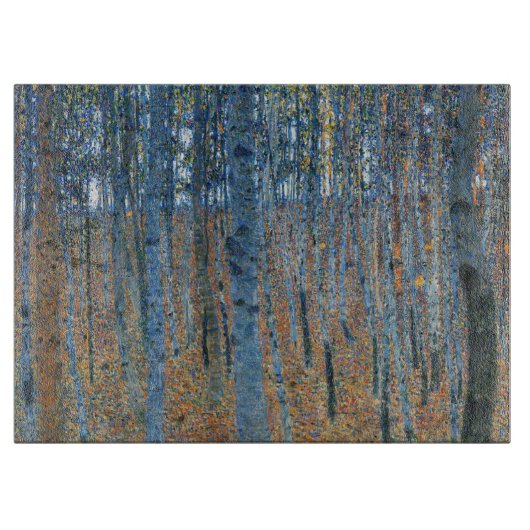 Gustav Klimt Beech Tree Forest Grove Schneidebrett (Vorderseite)