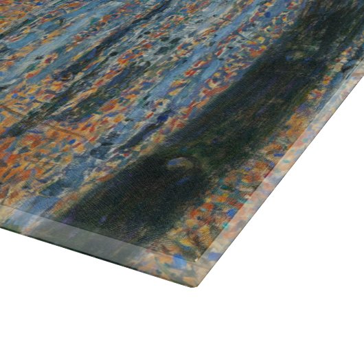 Gustav Klimt Beech Tree Forest Grove Schneidebrett (Ecke)