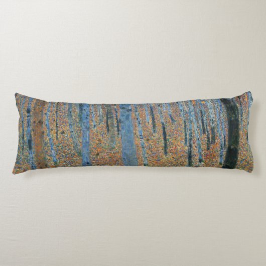 Gustav Klimt Beech Tree Forest Grove Seitenschläferkissen (Vorderseite)