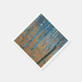 Gustav Klimt Beech Tree Forest Grove Serviette (Ecke)