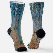 Gustav Klimt Beech Tree Forest Grove Socken (Gewinkelt)
