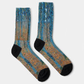Gustav Klimt Beech Tree Forest Grove Socken (Rechts)