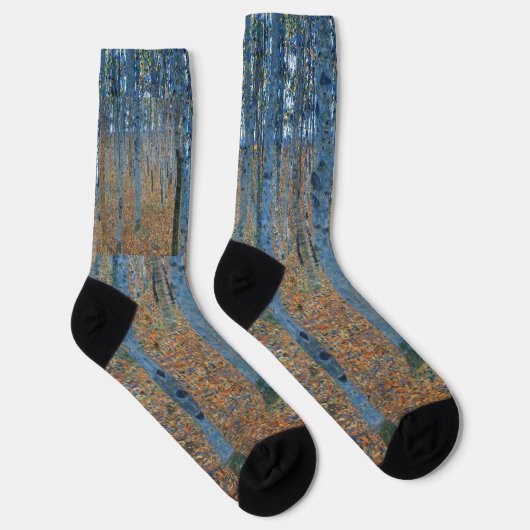 Gustav Klimt Beech Tree Forest Grove Socken (Rechts)