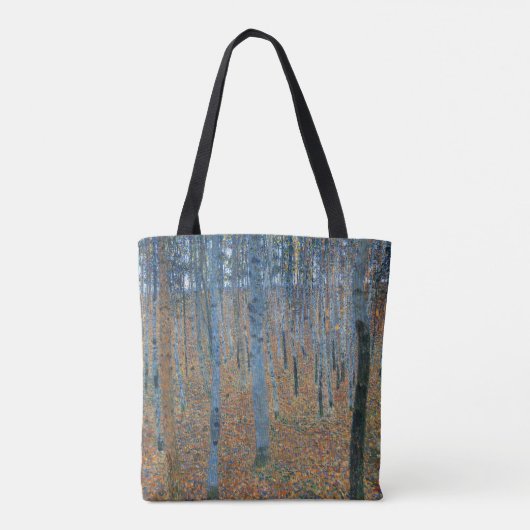 Gustav Klimt Beech Tree Forest Grove Tasche (Rückseite)