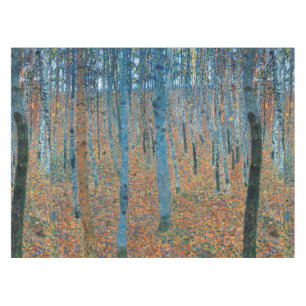 Gustav Klimt Beech Tree Forest Grove Tischdecke