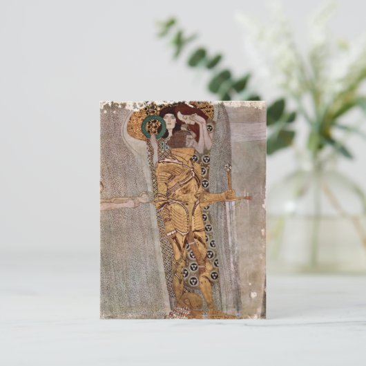 Gustav Klimt ~ Beethovenfries Postcard Postkarte (Stehend Vorderseite)
