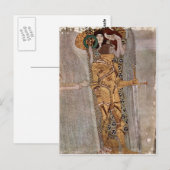 Gustav Klimt ~ Beethovenfries Postkarte (Vorne/Hinten)