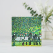 Gustav Klimt - Bergbahn bei Unterach Einladung (Stehend Vorderseite)